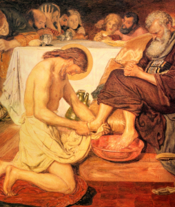 Jesus Washes Peter's Feet, by Ford Madox Brown, c. 1852