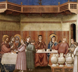 Marriage at Cana, by Giotto. c. 1306