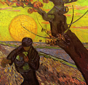 Sower, by Vincent Van Gogh. 1888